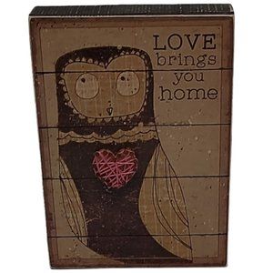 String Art Sign - Love Brings You Home - Primitives by Kathy